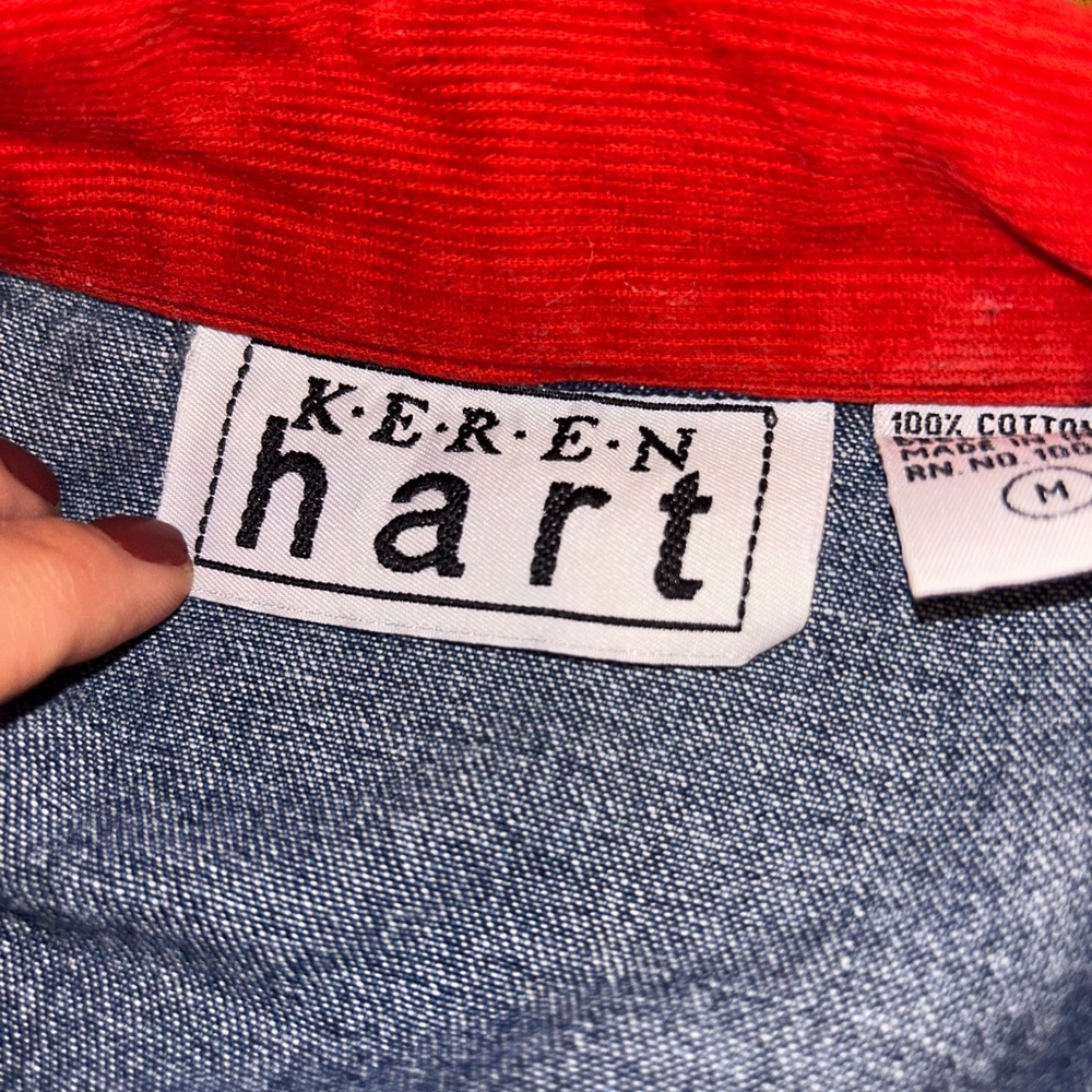 Keren Hart Multicolor Patchwork Jean Jacket - image 2